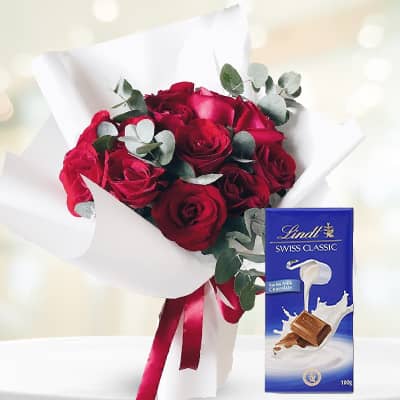 Roses and chocolates