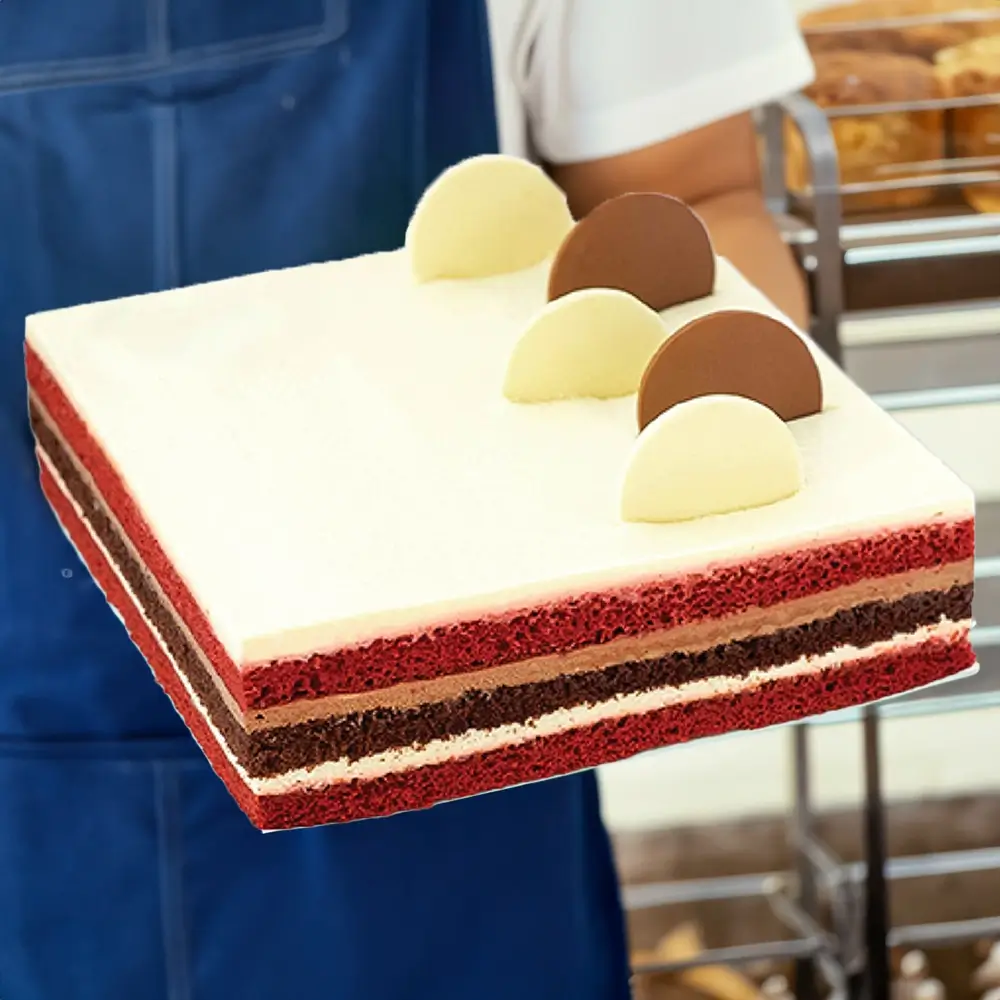 A 1kg of choco red velvet cake